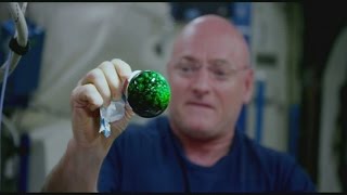 Amazing NASA science experiment filmed in space