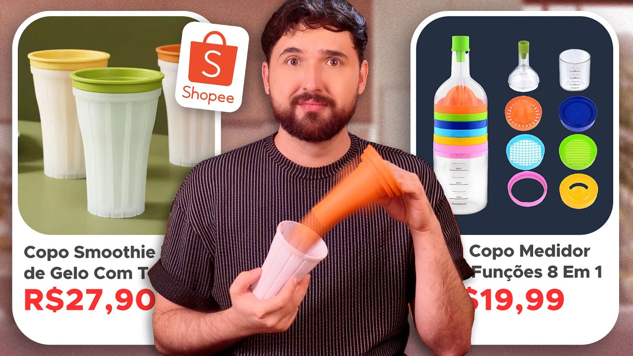 😱 Testei os Utensílios Mais Baratos da Shopee | COMPRAS DA SHOPEE PARA COZINHA | Vale a Pena?