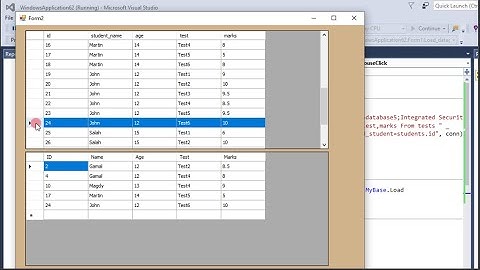 Visual Basic. Net with SQL Server: Send DataGridView values to another DataGridView in vb.net