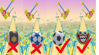 Action ball: hard level with different balls[win or loose]