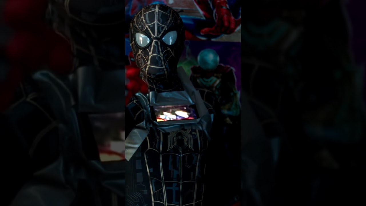 Spider-man: Dark Costume 🖤🌟 #spiderman #marvel #sony #nowayhome #spidermannowayhome #spiderverse