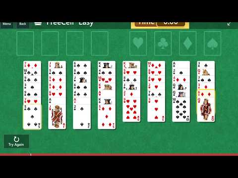 Classic\Easy\FreeCell: Play the 6♦ to the Foundation