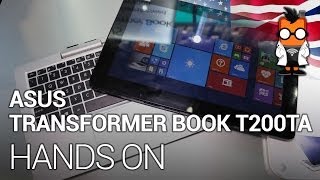 ASUS Transformer Book T200TA - 11.6 inch detachable notebook hands on at  Computex 2014 [ENG] - YouTube