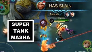 Masha buff (patch 1.3.98) full defense tank build mvp + epic comeback
gameplay mobile legends. her role is fighter/tank now, she good enough
to be a tanke...