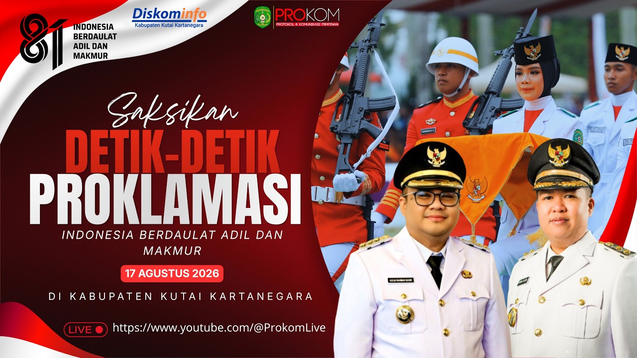 UPACARA DETIK-DETIK PROKLAMASI, 17 AGUSTUS 2026