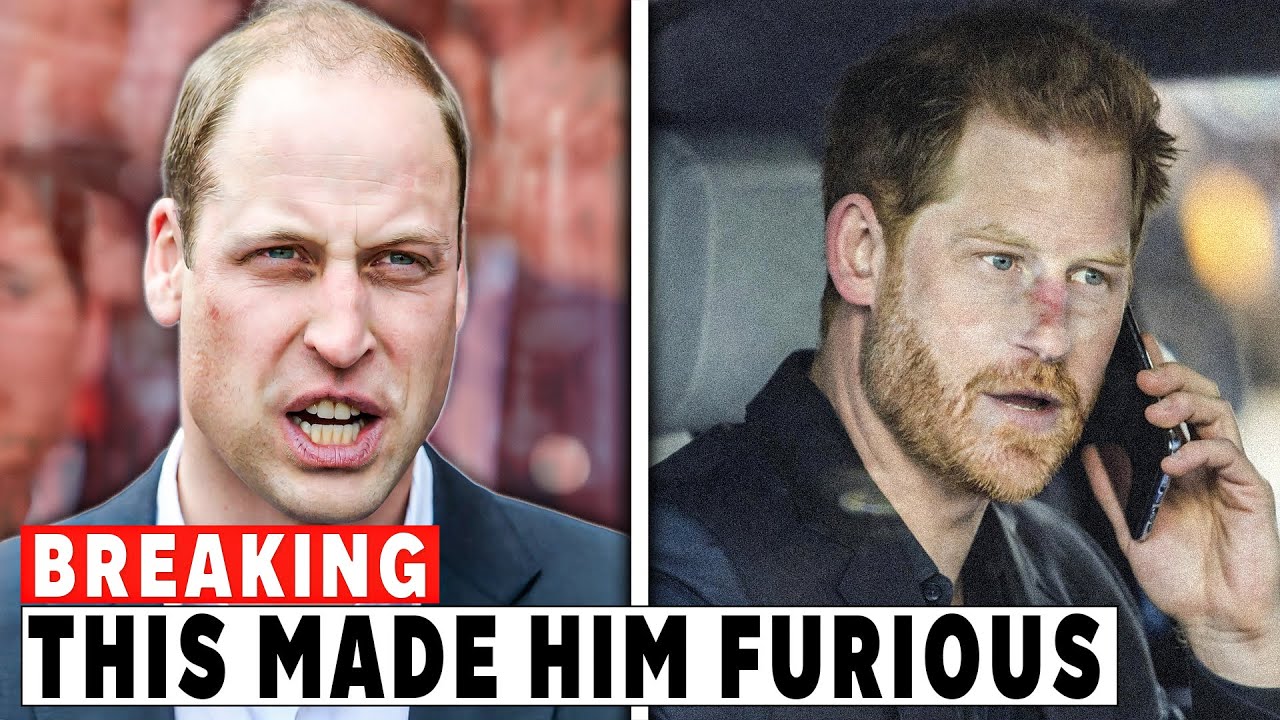 Принц Уильям в ярости после того, как стало известно об унизительном поступке принца Гарри в суде!