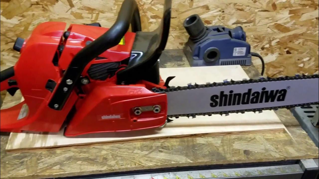Shindaiwa 591 chainsaw unboxing YouTube