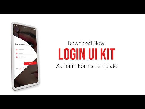 Login UI KIT | Xamarin Forms Template #Shorts