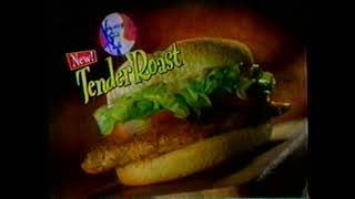 1999 KFC Tender Roast Sandwich We do chicken right.. on a bunTV Commercial