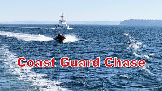 Chased by the Coast Guard and boarded! San Juan Island trip gets interrupted.