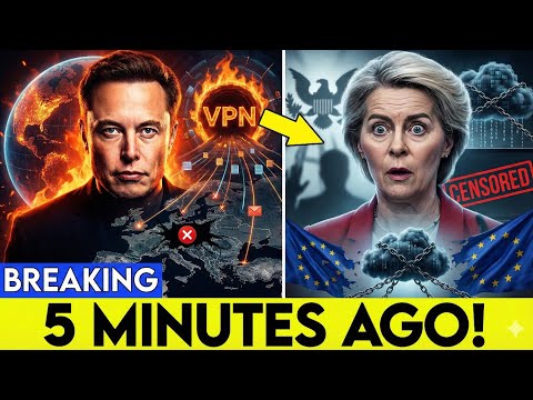 Elon Musk Wipes X From Europe EU In Chaos As Von Der Leyen Faces Total Collapse 