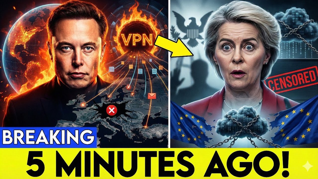Elon Musk Wipes X from Europe – EU in Chaos as Von der Leyen Faces Total Collapse