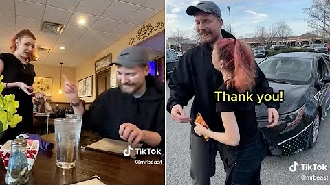 MrBeast Tipped Waitress A Car