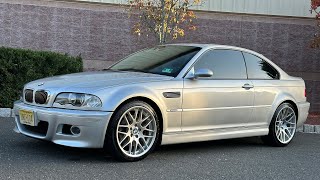 2003 BMW M3 One owner in Titanium Silver Metallic over Gray leather Drive Video 10/22/24