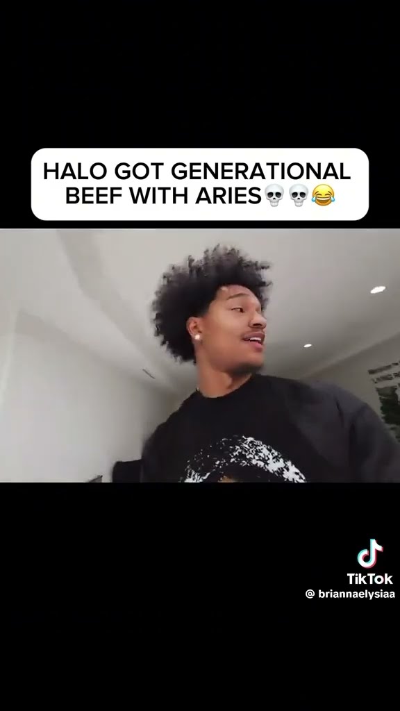 HALO GOT GENERATIONAL BEEF WITH ARIES #hoodnews #halo #aries #teetee #baby #angry #omg #viralvideo