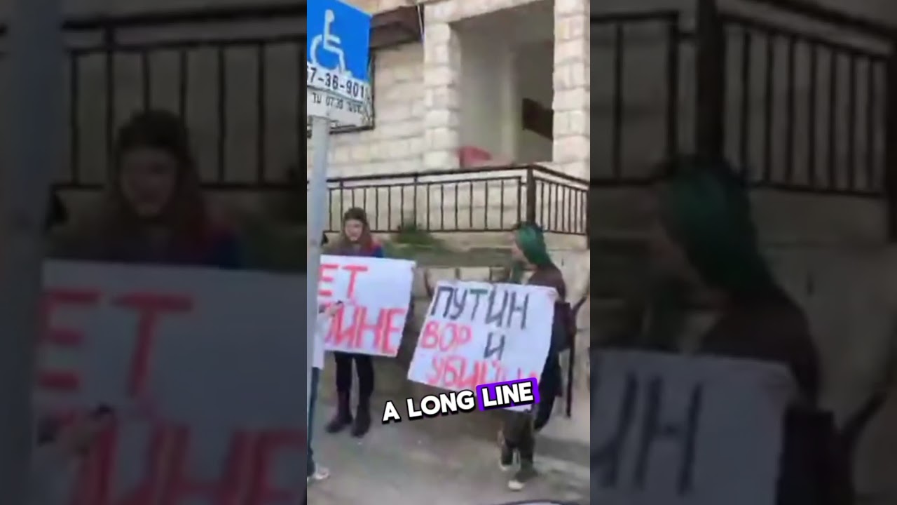 Protest vote against Putin: a thousand people stand in line for the Russian consulate