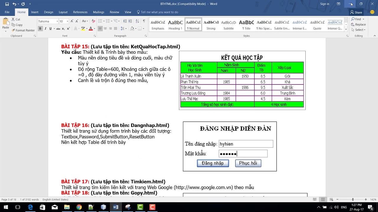 Bài 15 Table trong html, bảng trong html học html cơ bản | Bao quát những kiến thức về cách tạo bảng trong html chuẩn nhất