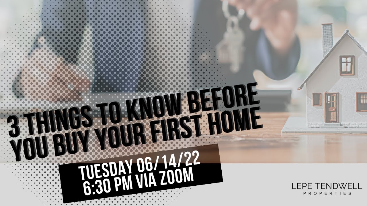 3 Things To Know Before You Buy Your First Home 🏡 - YouTube