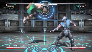 MKX Tremor 33% meterless & 46% 1 meter Midscreen Combos