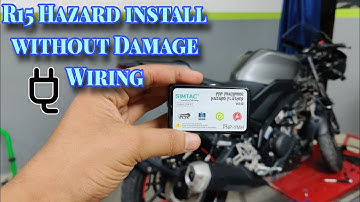 Hazard Installation on Yamaha R15 V3 | Simtac Hazard Installation| Plug and Play Install 💥