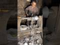 Aluminum silverware making process high production in local factory tools insane #utensils #shorts