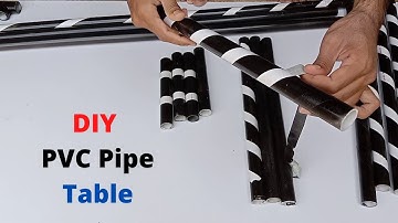 How to make PVC Pipe Table/Desk || Unique Design || DIY PVC Pipe ideas