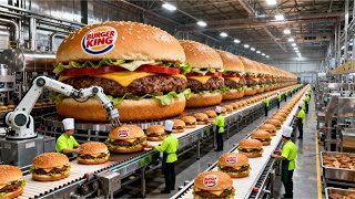 Inside the High-Tech Burger King Factory | How MILLIONS of Whoppers Are REALLY Made (Full Process)