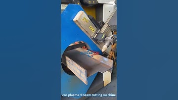 High quality plasma rotary table pipe cutting machine for cutting I-beam#plasmacuttingmachine
