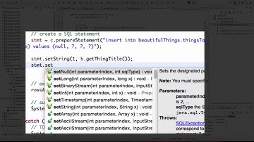 JavaEE Web App 11 - Database 9 - create a insert method in a database java class