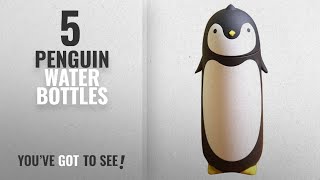 Best Penguin Water Bottles [2018]: ChezMax Penguin Cartoon Water Bottle for Kids Water Glass 10.0oz