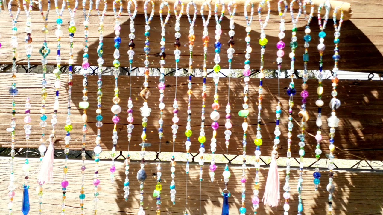 beaded window or door curtain