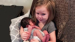 Priceless Moments When Toddler Meets Newborn by Pew Baby 204,075 views 3 months ago 10 minutes, 4 seconds