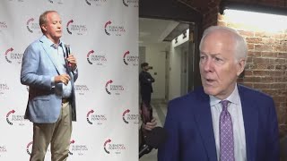 John Cornyn and Ken Paxton advance to runoff in Republican primary for Texas US Senate seat