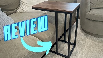 Amazon Furniture Review: WLIVE Side Table, C Shaped End Table