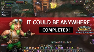 It Could Be Anywhere ✓ WotLK Classic ✓ Warlock ✓ Gnome ➤ Wrath of the Lich King Classic