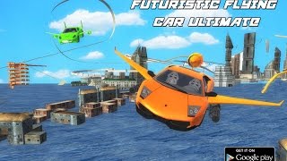 Futuristic Flying Car Racing Ultimate screenshot 3