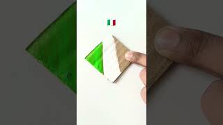 Italy flag drawing easy #shorts #art #miart1m