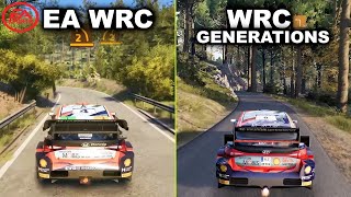 EA Sports WRC VS WRC Generations