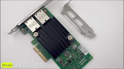 Ethernet Converged X550-T2 PCIe v3.0 8.0 GT/s x 4 Lane Network Adapter