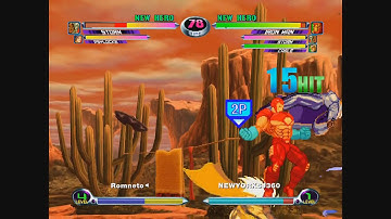 MvC2: Team Japan (IM/Storm/Cable) 200% Sequence by Josh 360