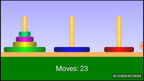 Tower of Hanoi  speed run to 26 seconds