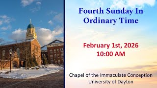 Fourth Sunday in Ordinary Time