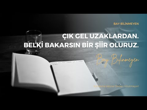 BAY BİLİNMEYEN - GİDEREK DAHA AZ KONUŞTUM...