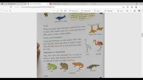 CLASS 4TH SCIENCE ADAPTATIONS IN ANIMALS CH 3 PART 2
