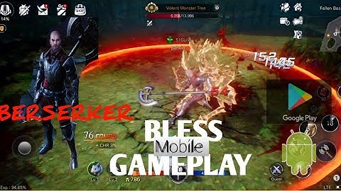 BLESS MOBILE   GAMEPLAY BERSERKER lvl 1-10