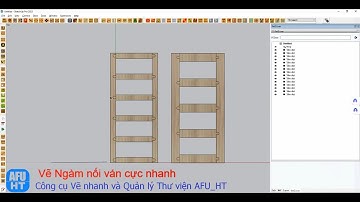 Hướng dẫn Tạo ngàm Nối ván và Khung tự động Kết nối YUNXI Nesting xuất G-Code CNC từ SketchUp