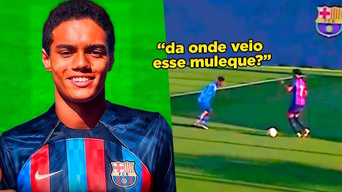 VÍDEO: Filho de Ronaldinho Gaúcho estreia no Barcelona e divide