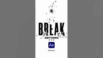 Shatter and Break Anything in After Effects - Motion Graphics