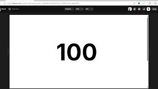 Framer Animated Number Counter