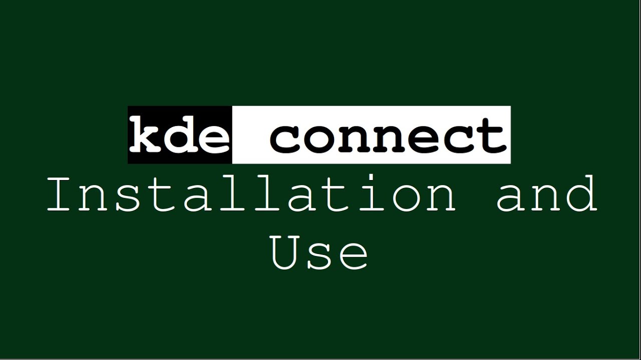 How to install & transfer files wirelessly to laptop using kde connect ...